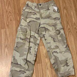 Faded Glory Originals Red and Blue Label Tan Camouflage Cargo Pants - Size 7